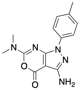 3-Amino-6-(dimethylamino)-1-(4-methylphenyl)pyrazolo[3,4-d][1,3]oxazin-4(1H)-one