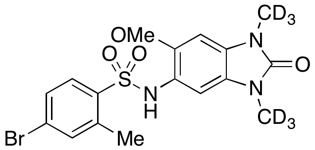 4-Bromo-N-(2,3-dihydro-6-methoxy-1,3-dimethyl-2-oxo-1H-benzimidazol-5-yl)-2-methylbenzenesulfonamide-d6